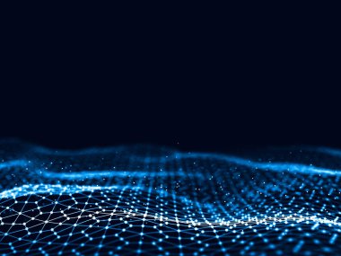 Bilgisayar geometrik dijital bağlantı yapısı. İş bütünlüğü teknolojisi geçmişi. Derin öğrenme ikili kod algoritmaları. Soyut 3D görüntüleme. Yapay zeka