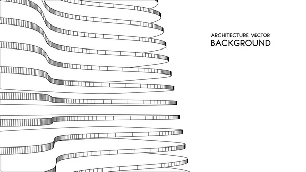 Αφηρημένη Διανυσματική Απεικόνιση Αφηρημένος Φουτουριστικός Σχεδιασμός Για Επαγγελματική Παρουσίαση Αρχιτεκτονικό — Διανυσματικό Αρχείο