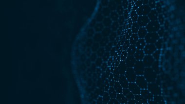 Bilgisayar geometrik dijital bağlantı yapısı. İş bütünlüğü teknolojisi geçmişi. Derin öğrenme ikili kod algoritmaları. Soyut 3D görüntüleme. Yapay zeka