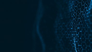 Bilgisayar geometrik dijital bağlantı yapısı. İş bütünlüğü teknolojisi geçmişi. Derin öğrenme ikili kod algoritmaları. Soyut 3D görüntüleme. Yapay zeka