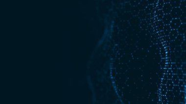 Bilgisayar geometrik dijital bağlantı yapısı. İş bütünlüğü teknolojisi geçmişi. Derin öğrenme ikili kod algoritmaları. Soyut 3D görüntüleme. Yapay zeka