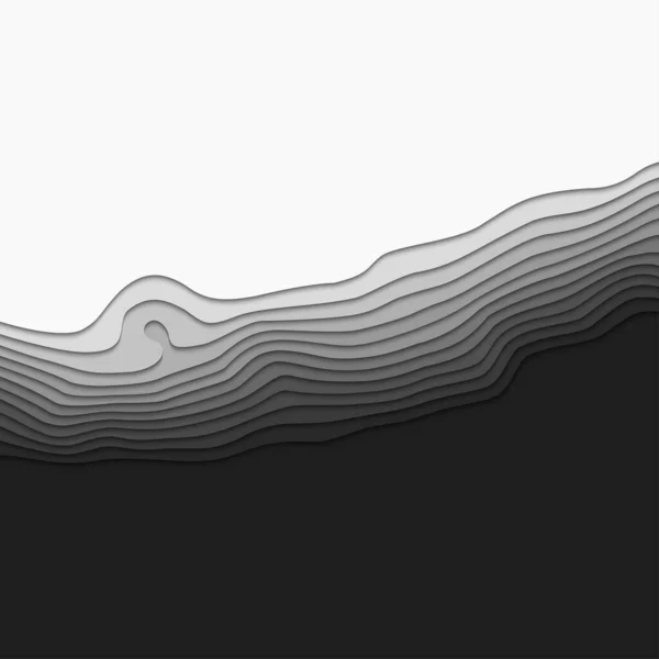 Topografi Haritası Gradyanın Soyut Arkaplanı Sanat Arkaplan Tasarımı Yatay Pürüzsüz — Stok Vektör