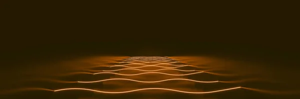 Візуалізація Фону Неонових Вогнів Яскраві Неонові Лінії Фону Інтелект Штучний — стокове фото
