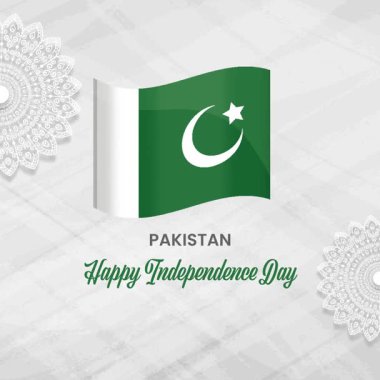 Celebrate Pakistan's Independence Day with this beautifully animated video. The green and white flag with its star and crescent waves proudly, symbolizing freedom and national pride.