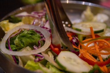 Starter Salad at a Hotpot for sharing