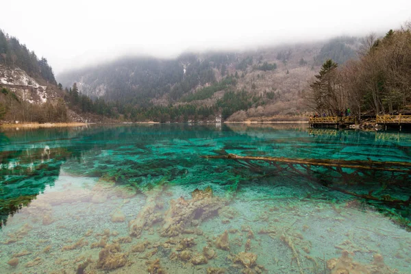Lake Jiuzhaigou park — Zdjęcie stockowe