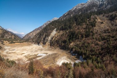 Dağlar ormanıyla kaplıdır