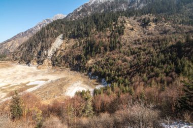 Dağlar ormanıyla kaplıdır