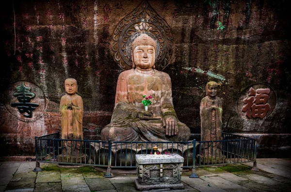 Buda heykeli Leshan, Çin.