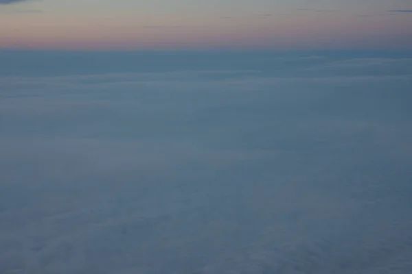 Όμορφη θέα του ουρανού από το αεροπλάνο — Φωτογραφία Αρχείου