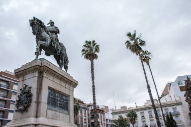 Anıt Jaime Conquistador Valencia, İspanya.