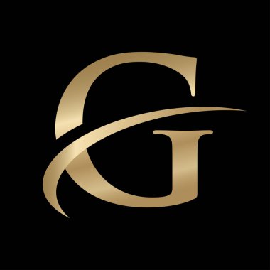 Swoosh Grafikli G harfi logosu