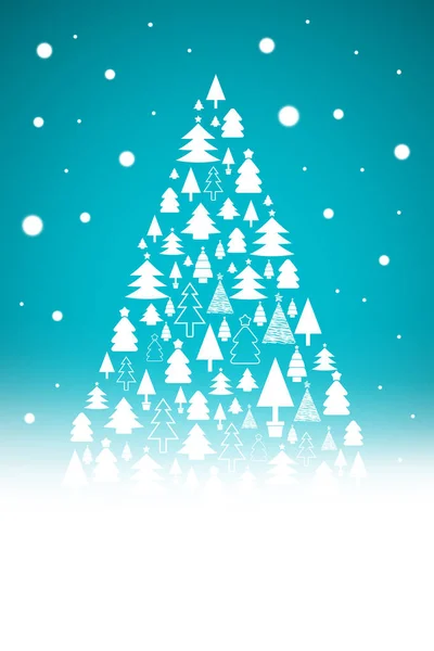 Nowy Rok Boże Narodzenie Płatki Śniegu Kartki Nowy Rok — Zdjęcie stockowe