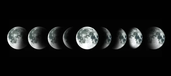 Наса Лунный Цикл — стоковое фото