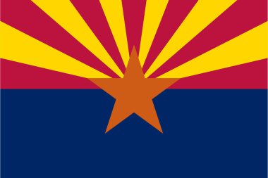 Arizona bayrağı, vektör tasarımı