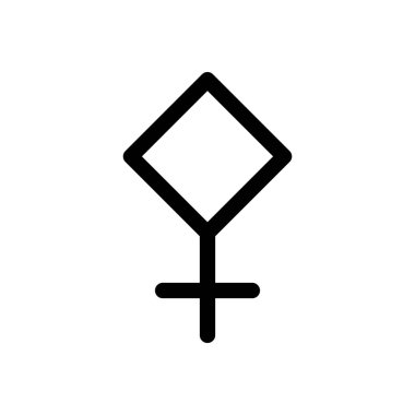 Pallas sembolü, basit vektör tasarımı