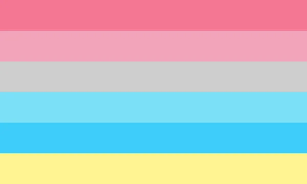 Cinsiyet Akımı Gurur Bayrağı, vektör tasarımı