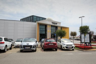 Tasarımcı çıkış Parndorf Parndorf, Avusturya kasabasında.