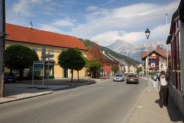 Admont Austria Oktober 2018 Stadt Admont Inmitten Der Ennstalalpen Gesause — Stockfoto