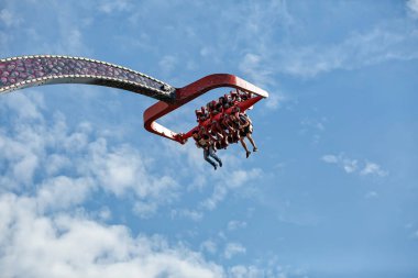 Kara Mamba cazibe merkezi Viyana, Avusturya Leopoldstadt bölgesinde Prater eğlence parkında.