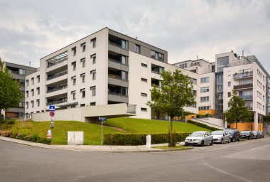 Yeni konut mahalle. Favoriten'in bölge, şehir, Viyana, Avusturya, Europe