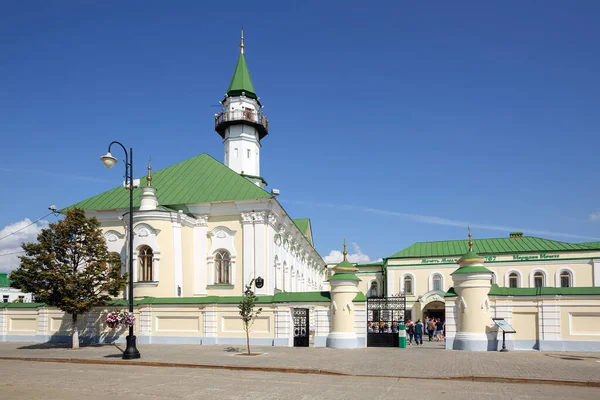 Eski Tatar Mahallesi 'ndeki Mardzhani Camii. Kazan, Tataristan Cumhuriyeti, Rusya.