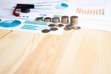 Para, grafik ve mezuniyet kapaklar