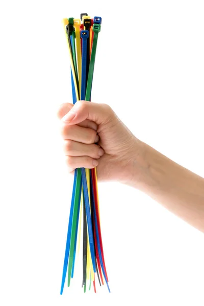 Buntband Färgglada Kabel — Stockfoto