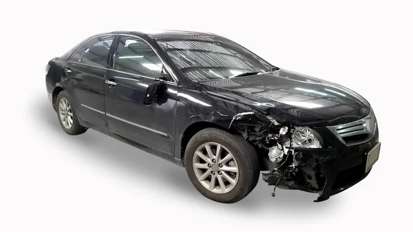 Bir araba kazası izole