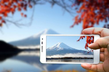 Mt.Fuji ile fotoğraf çekmek