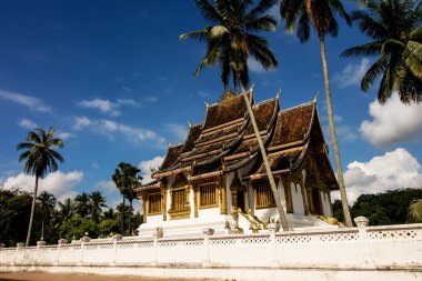 Luang Prabang, Laos - 20 Ekim 2017: Kraliyet Sarayı L Müzesi