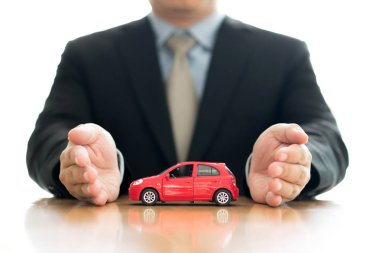 İşadamı bir araba tutun