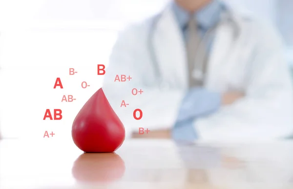 Doar / Grupo sanguíneo / Médico / Conceitos — Fotografia de Stock