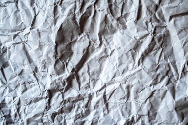 Buruşmuş beyaz kağıt arkaplan