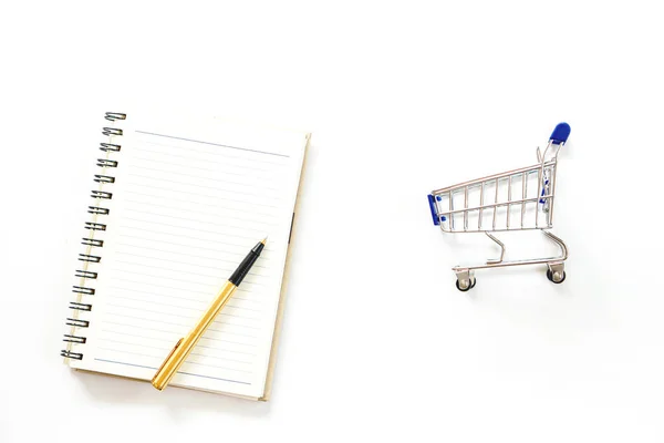 Concetto di shopping su sfondo bianco isolato — Foto Stock