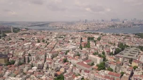 Skyline van istanbul — Stockvideo