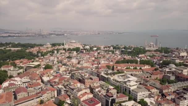 Stadsbilden i istanbul — Stockvideo