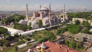 Ayasofya havadan görünümü