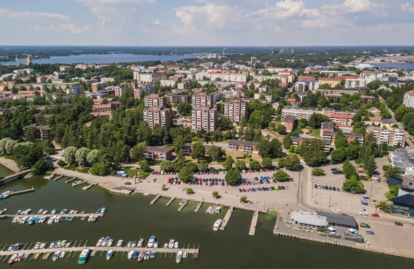 Flygfoto över Kotka — Stockfoto