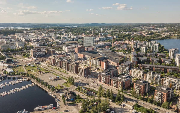 Jyvaskyla, havadan görünümü