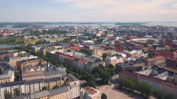 Helsinská panorama — Stock video