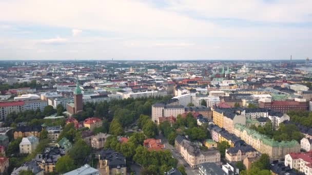 Helsinská panorama — Stock video