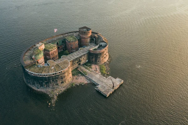 Вид с воздуха на форт Александр I — стоковое фото