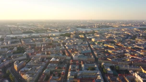 Stad centrum van St. Petersburg — Stockvideo