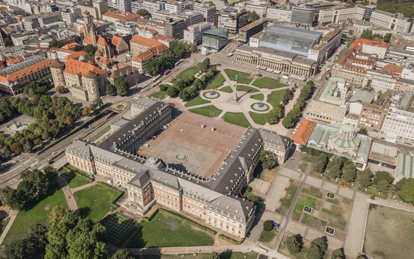 Vista aérea de Schlossplatz — Foto de Stock