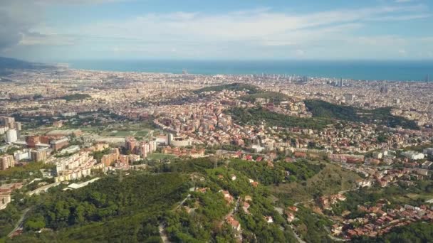 Paisagem urbana de barcelona — Vídeo de Stock