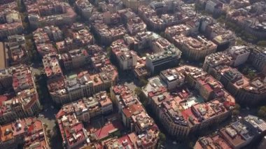 Barcelona tipik kare dörtte