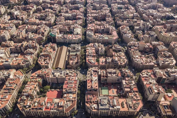 Cuartos cuadrados típicos de barcelona — Foto de Stock