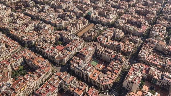 Cuartos cuadrados típicos de barcelona — Foto de Stock