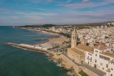 Sitges havadan görünümü